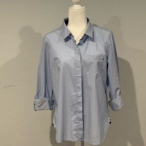 Tommy Hilfiger Light Blue Button-Up Shirt